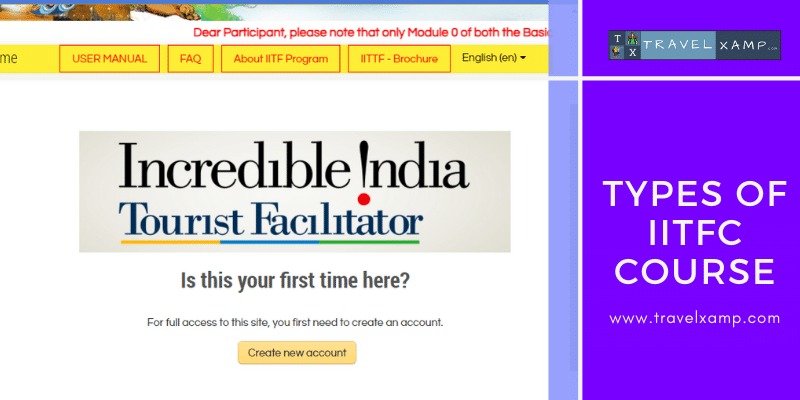 Types of IITFC Course