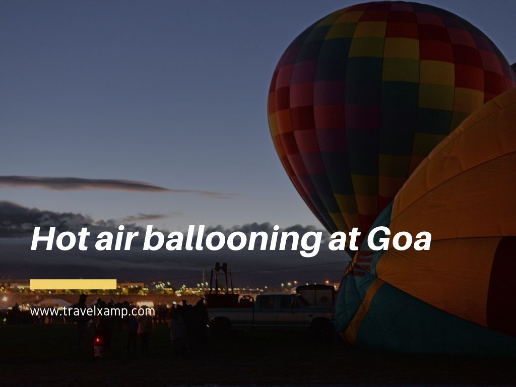 Hot air ballooning at Goa