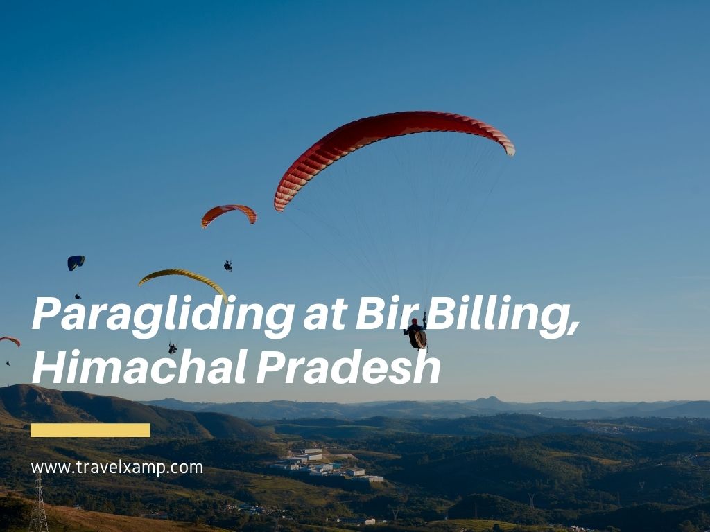 Paragliding at Bir Billing, Himachal Pradesh