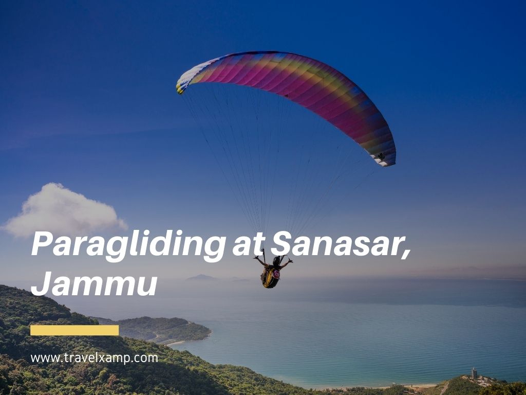 Paragliding at Sanasar, Jammu