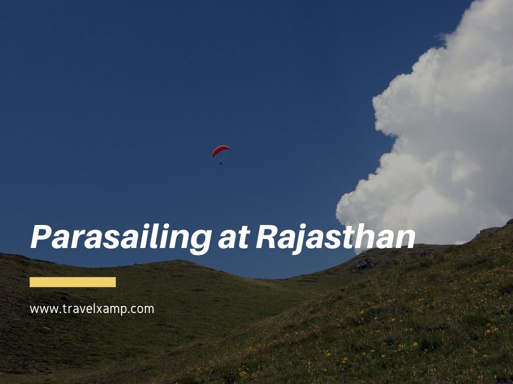 Parasailing at Rajasthan